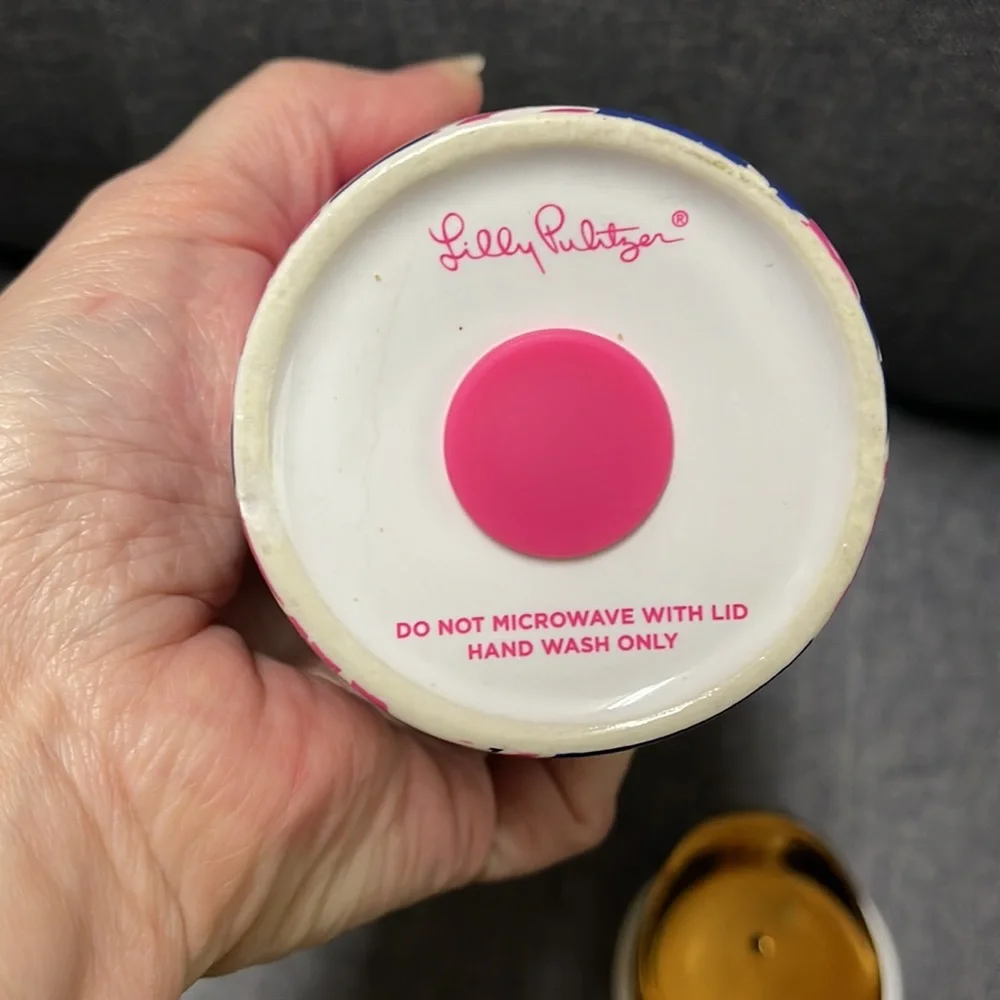 Lilly Pulitzer Flamenco Ceramic Travel Mug